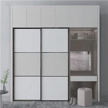Szafa aluminiowa z imitacji drewna
