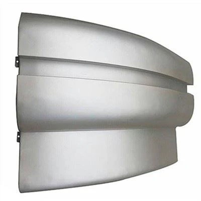 Podwójnie zakrzywione panele aluminiowe