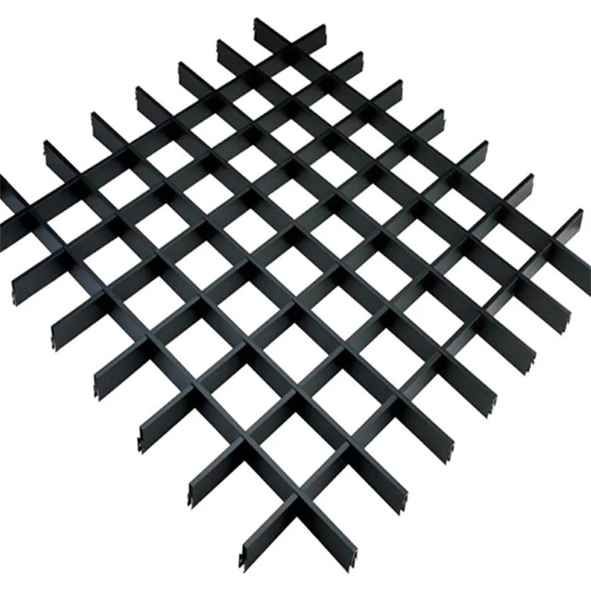 Sufit z kratką aluminiową